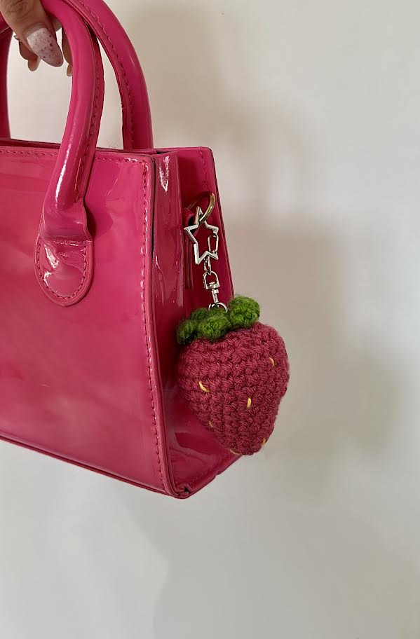 Porte-clé fraise