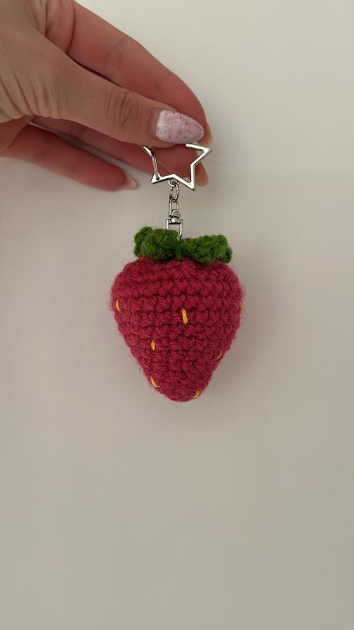 Patron Porte-clé Fraise