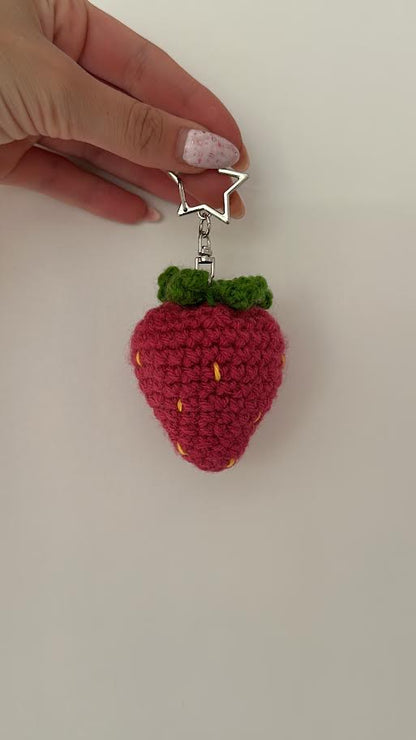 Patron Porte-clé Fraise