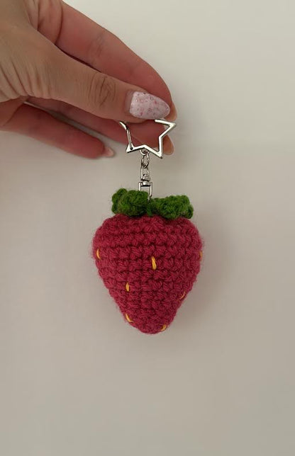 Porte-clé fraise